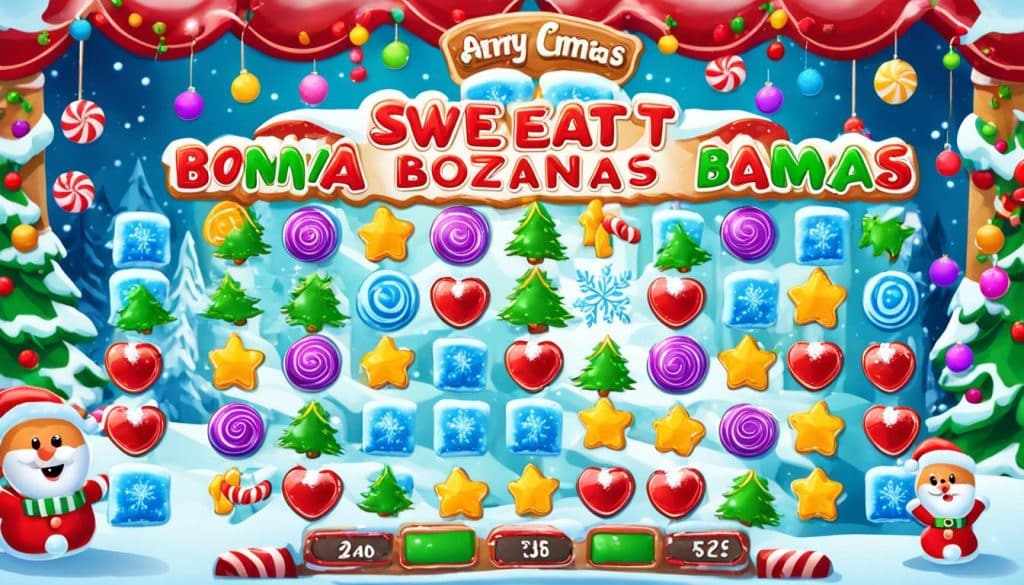 Sweet Bonanza Xmas oyun ekranı Sweet Bonanza Xmas oyun ekranı